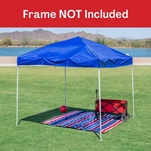 10x10 Pop Up Canopy Top Replacement Cover (Top Only)