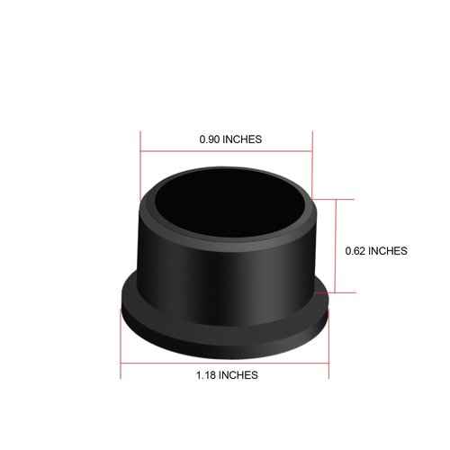 aiGear CNC Machined Walking Stick and Anti Skid Rubber Tip 8 Pack