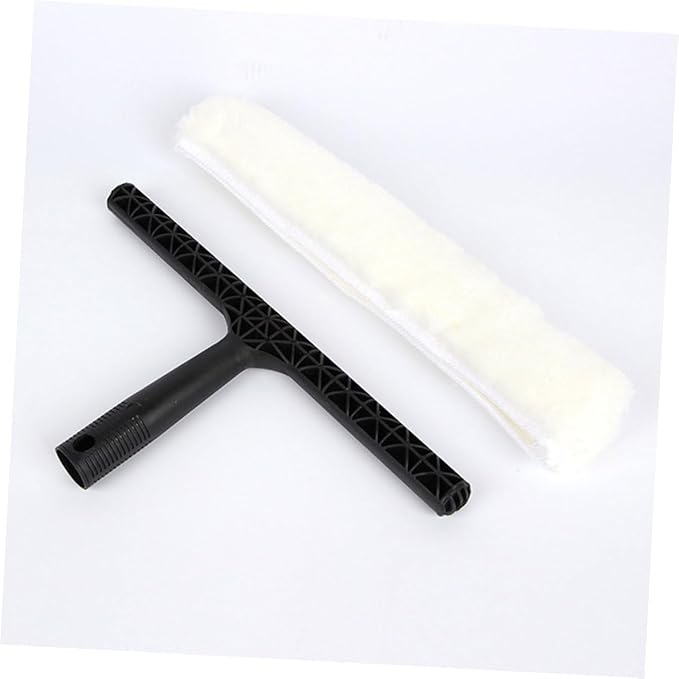 VALICLUD Telescopic Handle Window Squeegee with Extension Pole for Glass Cleaning Water Applicator and Scraper for Bathroom Kitchen Balcony and Mirror Stain Removal