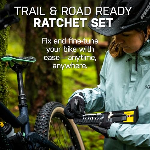 Topeak Ratchet Rocket, Lite DX+ or Essential, Lightweight Ratchet Tool Set with Bits and Carry Bag
