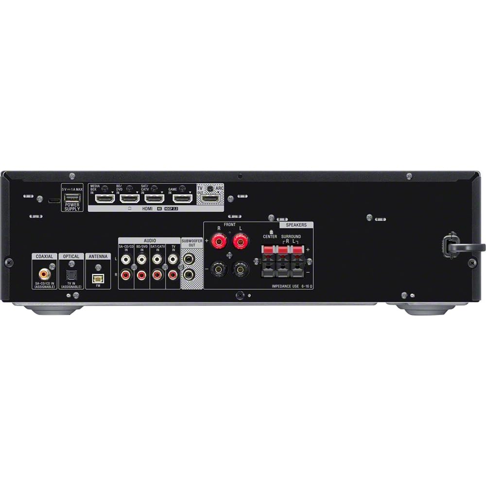 Sony Strdh590 5.2 Multi-Channel 4K Hdr Av Receiver With Bluetooth Bundle With 3 Yr Cps Enhanced Protection Pack