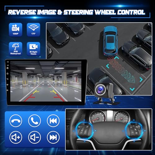 Leadfan Car Stereo for Ford Transit 2013 2014 2015 2016 2017 2018 2019 Wireless CarPlay Android Auto, 9” IPS Touch Screen ...