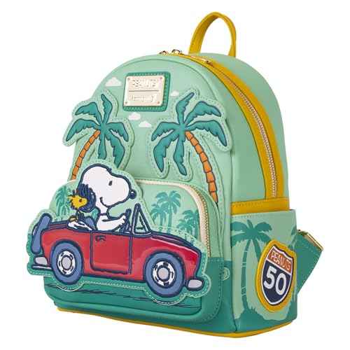 Loungefly Peanuts Snoopy Road Trip Mini Backpack