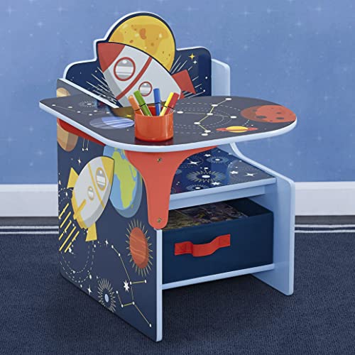 Delta Children Space Adventures Chair Desk with Storage Bin - Ideal for Arts & Crafts, Snack Time, Homeschooling, Homework...