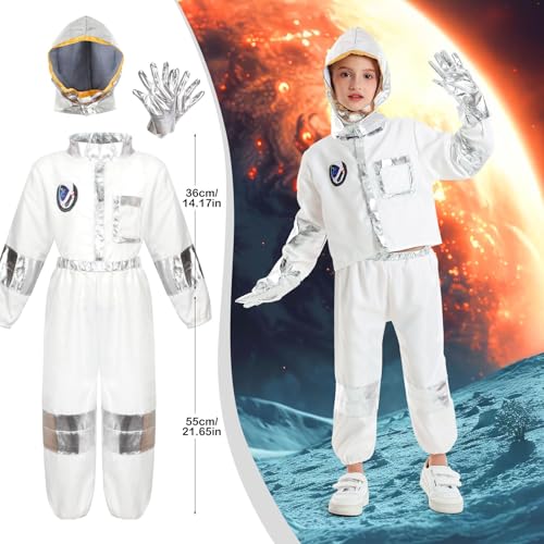 Toddler Dress Up Clothes Kids Boys Costumes for Play 5 Sets Includes Astronaut Doctor Firefighter Construction Police Kids...