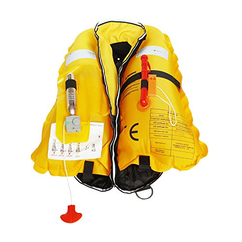 Premium Quality Manual Inflatable Life Jacket Lifejacket PFD Life Vest Highly Visible Inflate Survival Aid Lifesaving PFD New