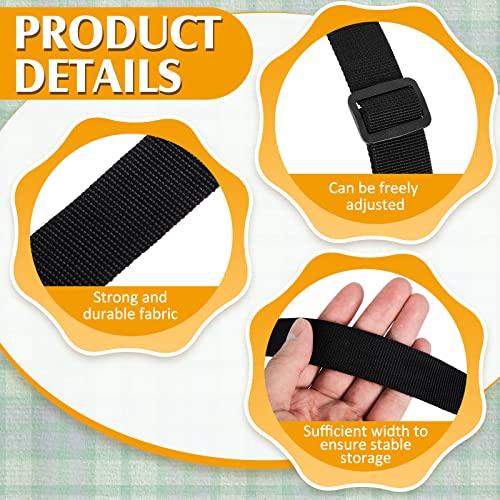 Amylove 2 Pcs Picnic Blanket Carry Strap for Camping Motorcycle Bedroll Adjustable Yoga Mat Holder with Shoulder Strap and...