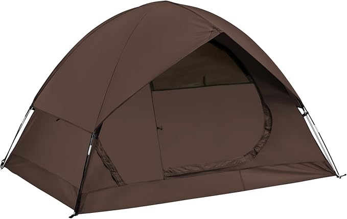 Spacious Waterproof 2/4 Person 4-Season Tent with Big Rain Fly – Versatile Outdoor Camping Tent for Hiking, Backpacking, a...