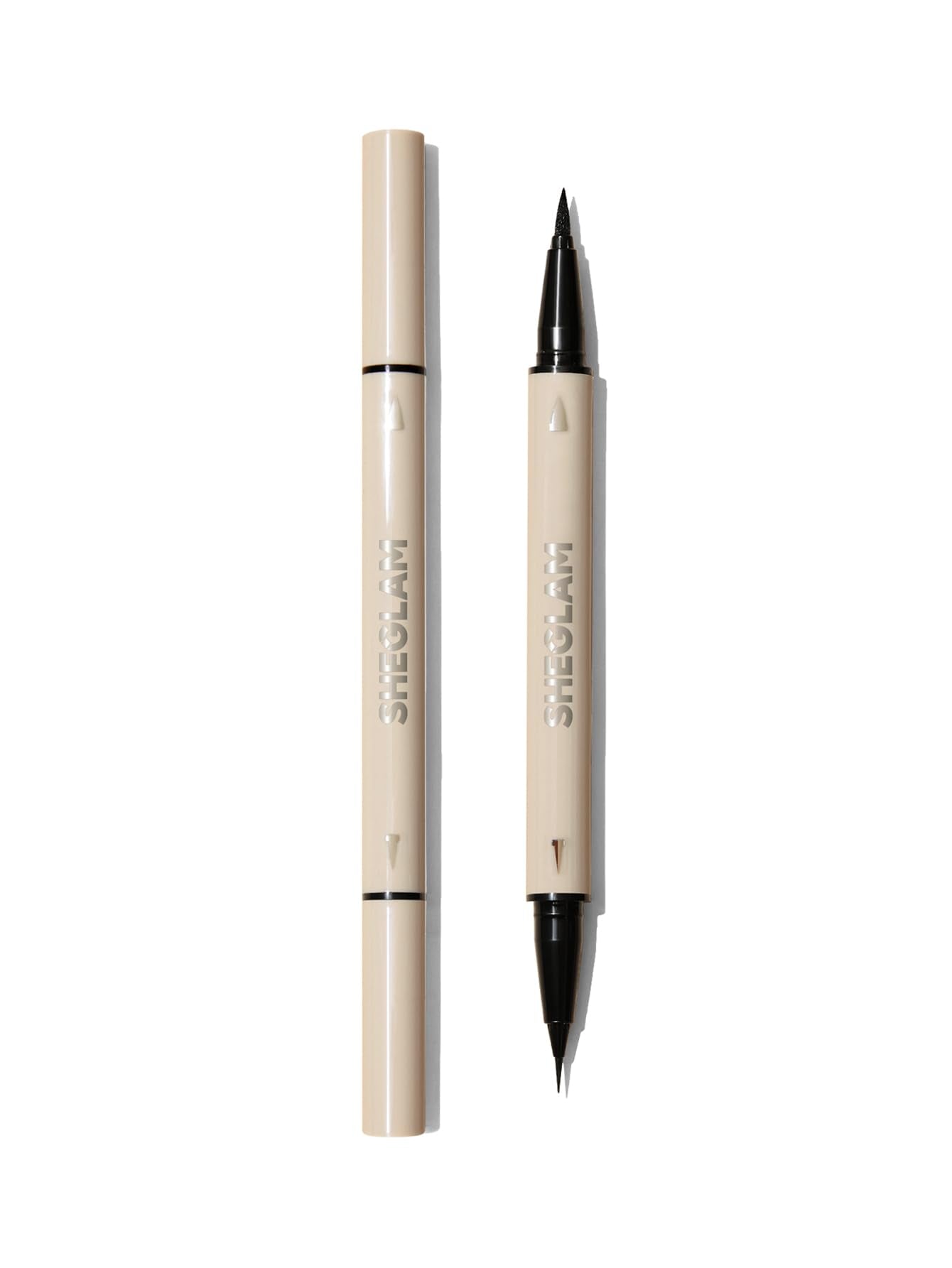 SHEGLAM Multi-Tasker Line & Detail Eyeliner Pen-Black 2 In 1 Waterproof Double Head Liquid Eyeliner Pencil