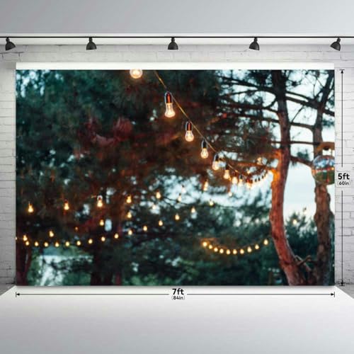 Light Bulb Decor Outdoor Party Wedding Party Backdrop Bitrhday Party Decorations Photography Studio Photo Backdrops Backgr...