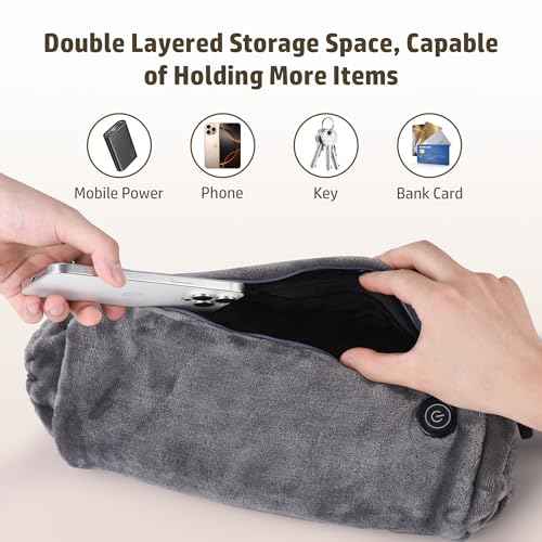 Hand Warmers Rechargeable: Reusable Electric Heated Gloves - Portable Heating Pouch - Relief Hand Heater for Arthritis - for Hunting Football Camping Golf Xmas Gifts