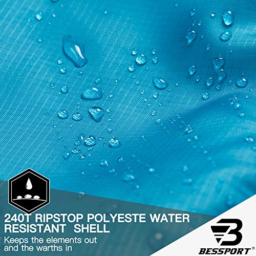 Bessport Mummy Sleeping Bag | 15-45 ℉ Extreme 3-4 Season Sleeping Bag for Adults Cold Weather– Warm and Washable, for Hiki...