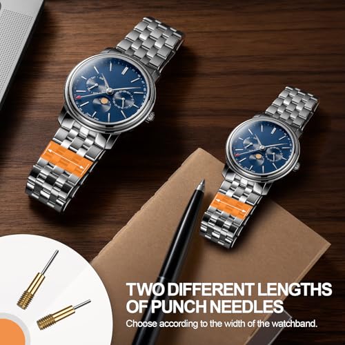 JOREST Watch Link Removal Kit, Resizing Tool for Bracelet Adjustment & Replacement, Pin Remover for Sizing Strap, Watch Ad...