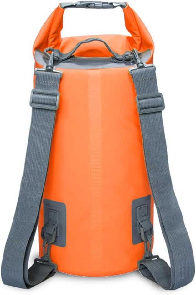 Dry Bag Waterproof, 15L Roll Top Lightweight Dry Storage Bag Backpack for Travel Swimming Boating Kayaking Paddle Board Ca...