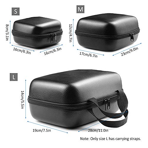 Lixada Fishing Reel Case - 3 Compartment Waterproof Spinning Reel Protective Cover - Fishing Tackle Storage Bag