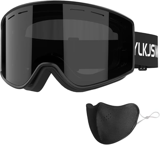 Ski Goggles for Men Women, OTG Snow Goggles, UV Protection Snowboard Goggles for Adult & Youth, Snowmobile, Sledding