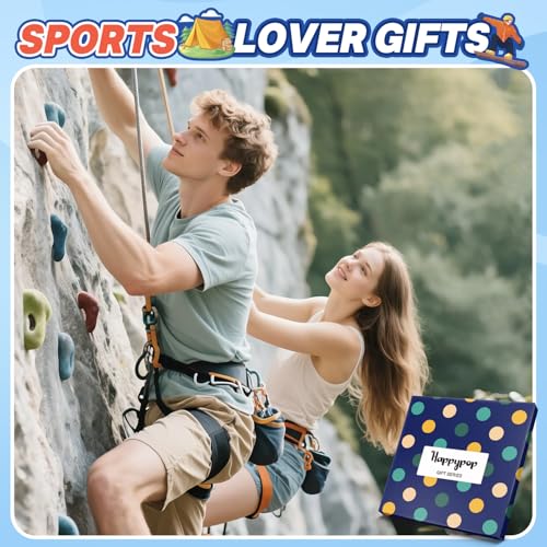 HAPPYPOP Sports Gifts for Men Women - Rock Climbing Running Gifts, Running Hunting Socks