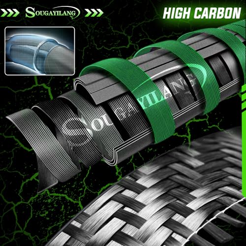 Sougayilang Casting Fishing Rod Combos, IM6 Graphite 2Pc Blanks, Anti-Reverse Baitcasting Reel, Stainless Steel Guides