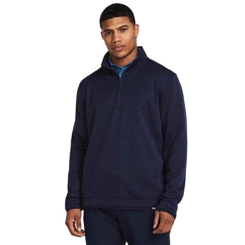 Under Armour Men's Storm SweaterFleece Quarter Zip, (410) Midnight Navy / / Midnight Navy, X-Large