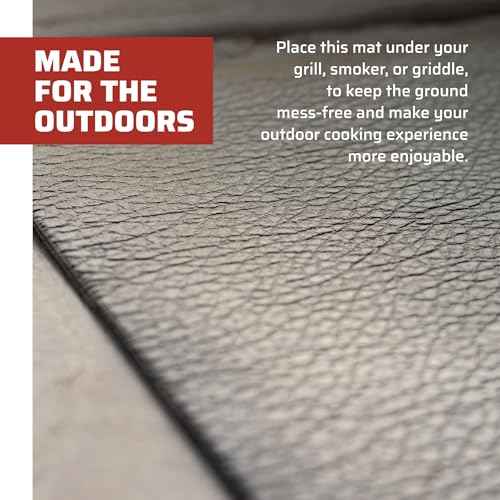 Camp Chef Under-Grill Mat - BBQ Grill Mat to Protect Patio or Deck - 100% PVC - Small - 60" X 45"