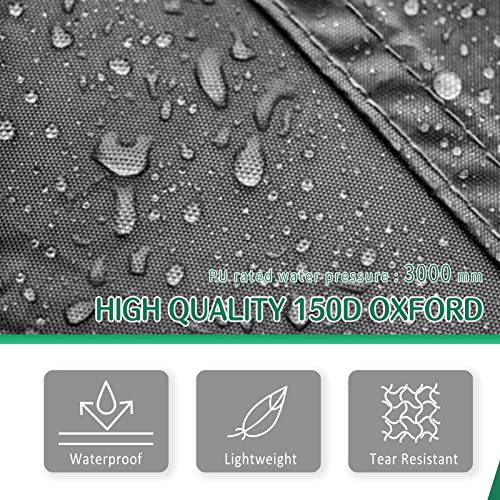 Arctic Lemmings Camping Tarp Waterproof with Carry Bag for Under Tent, Ultralight Tent Footprint for Ground Camping Hiking...