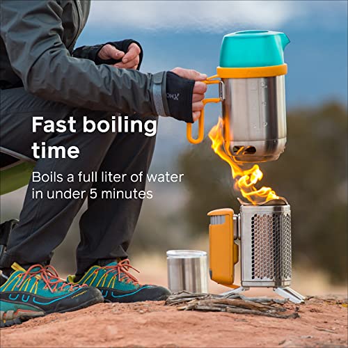 BioLite CampStove 2+ Wood Burning, Electricity Generating & USB Charging Camp Stove