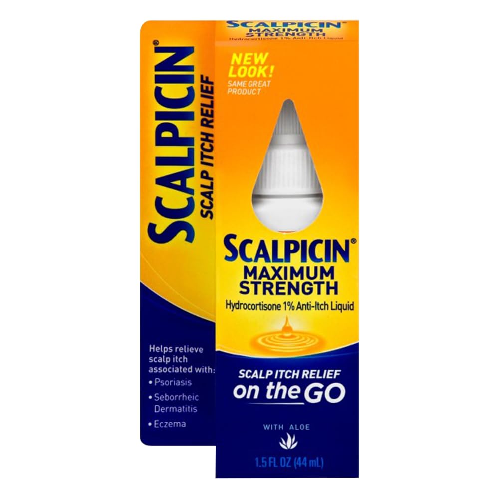 Scalpicin Scalp Itch Relief, 1.5 fl Oz. Maximum Strength