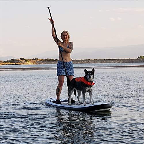 Atom Surf – 10’ 6” Inflatable Stand Up Paddle Board Package with SUP Accessories & Carry Bag for Youth & Adults