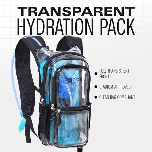Sojourner Hydration Pack, Hydration Backpack - Water Backpack with 2l Hydration Bladder, Festival Essential - Rave Hydrati...