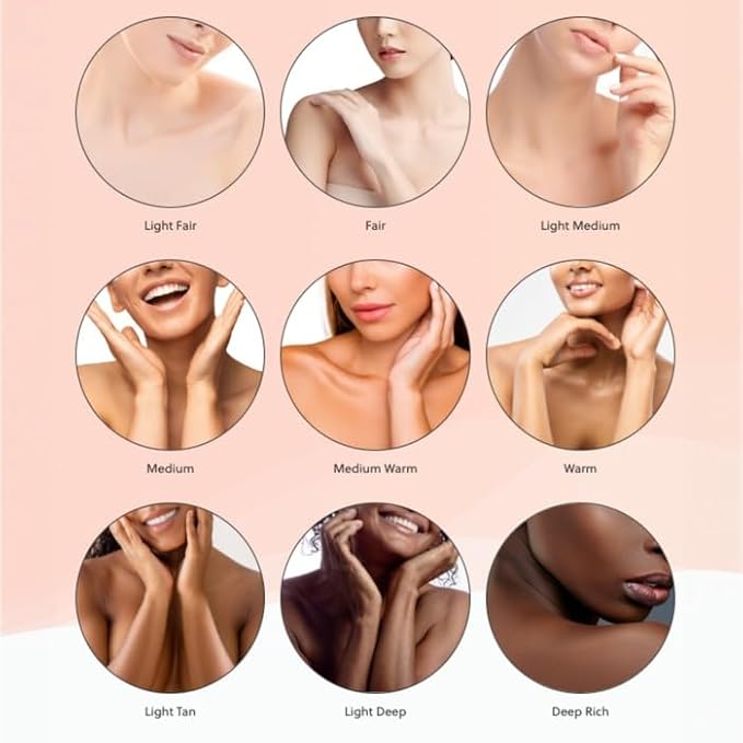 LUMINESS Airbrush Body Coverage with Self Tanner Brush - Tattoo Cover Up Makeup - Full Coverage Foundation for Face & Body - Water-Resistant, Long-Wear, Natural Radiant Finish, Light Medium