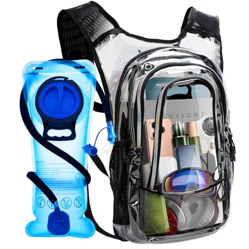 Coolfel Hydration Pack, Hydration Backpack with 2L Hydration Bladder, Festival Essential Water Backpack, Lightweight Hydra...