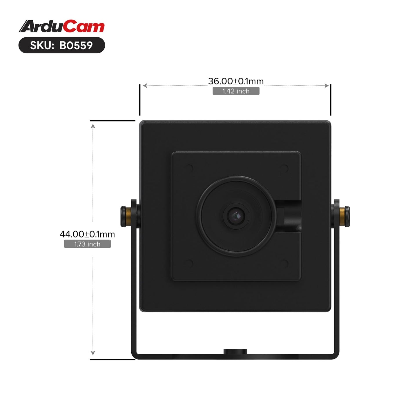 Arducam High Speed USB Camera Module, 1080P/100fps, 720P/180fps, 480P/360fps, Autofocus Lightburn Camera for Windows, Linux