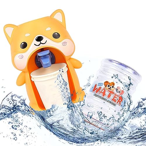 Interactive Mini Water Dispenser Toy - Cute and Realistic Simulation Drinking Fountain for Kids' Desk and Home - Role Play...