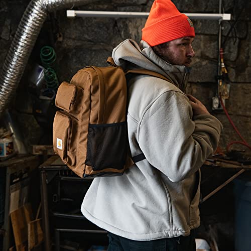 Carhartt 27L Classic Single-Compartment Backpack, Durable Pack with Laptop Sleeve and Duravax Abrasion Resistant Base, Black