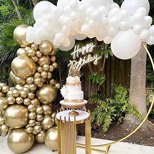 White Balloons Latex Party Balloons - 20 Pack 18 Inch Big White Thicker Balloons Large Round Helium Balloons for Baby Show...