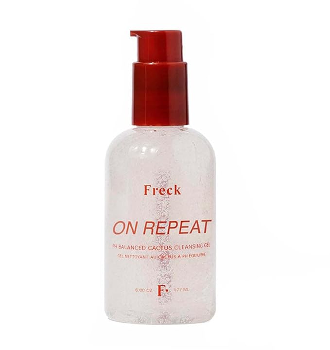 Freck Beauty ON REPEAT PH Balanced Cactus Cleansing Gel – Gentle Makeup Remover, Antioxidant-Rich Botanical Extract Blend, Allantoin & Cactus Flower, Alcohol-Free, Fragrance-Free, Vegan | 177ml
