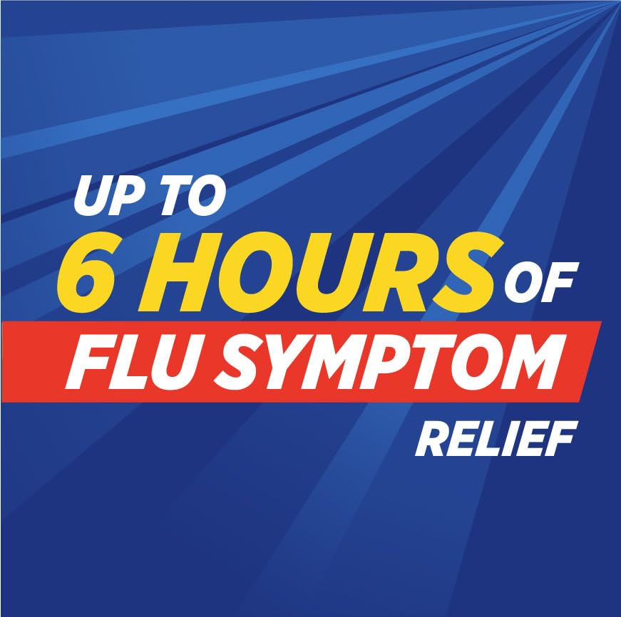 Theraflu Max Strength Daytime & Nighttime Flu Symptom Relief Honey Lemon Flavor Powder & Daytime Flu Symptom Relief Honey Lemon Powder, 6 Daytime + 6 Nighttime, & 6 Honey Lemon Flavor Powder Packets