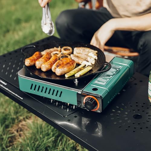 ONLYFIRE OUTDOOR LIVING Butane Gas Stove with Carrying Case, Small Portable Camping Stove for Patio Cooking Camping Hiking...