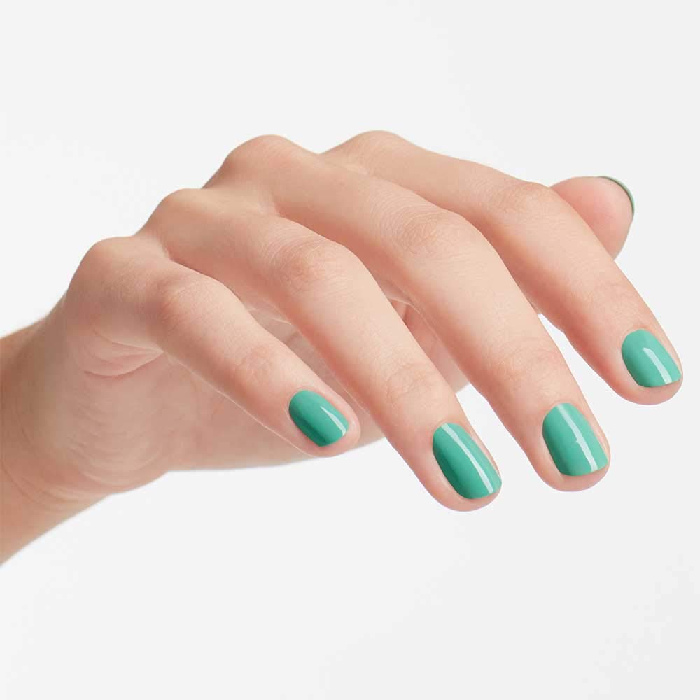 OPI Nail Lacquer My Dogsled is a Hybrid | Opaque Bright Green Crme Chip Resistant Nail Polish | Vegan, Fast Drying, Streak Free