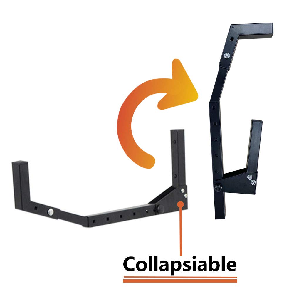 Wallmaster Kayak Storage Hooks Hangers, Adjustable Kayak Garage Storage Rack Wall Mount 1 Set of 2 Heavy Duty Hooks for Canoe, Kayak, Paddle Board, Surfboard, Snowboard