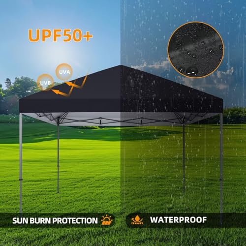 8x8 Canopy Replacement Top Only,Waterproof Pop Up Canopy Tent Top Replacement Cover Roof with Windproof Ropes for Straight...