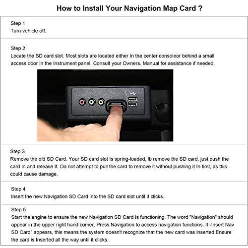 Navigation sd Card Fits Ford Lincoln USA Canada- 2025 New Map Updated A15 - GM5T-19H449-AJ
