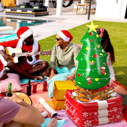 Bencailor Christmas Party Decoration Inflatable Christmas Tree Xmas Cooler Blow up Pool Birthday Party Favor Supplies Infl...