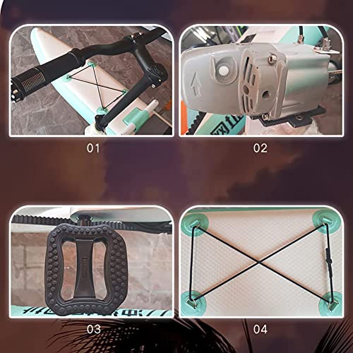 Water Bikes, Sea Pedal Bicycle Boat, Inflatable Kayak Bikeboat for Lake, Water Sports Touring Kayaks, Cardio Cycle Inflata...