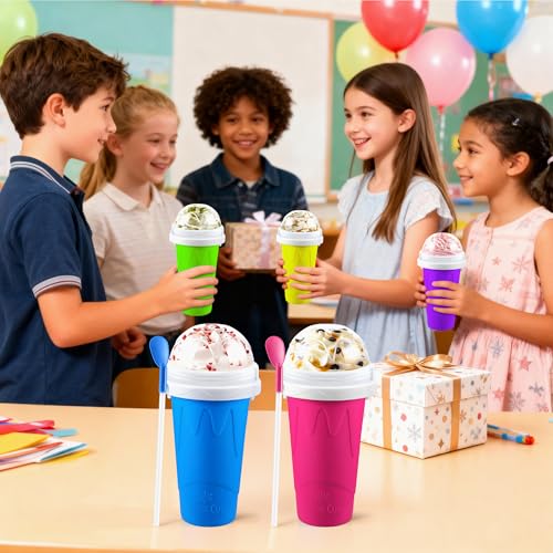 tgosomt Slushie Cup, Cool Stuff Slushy Maker Cups, Cool Funny Gadgets Things, White Elephant Gifts Stocking Stuffers Party...