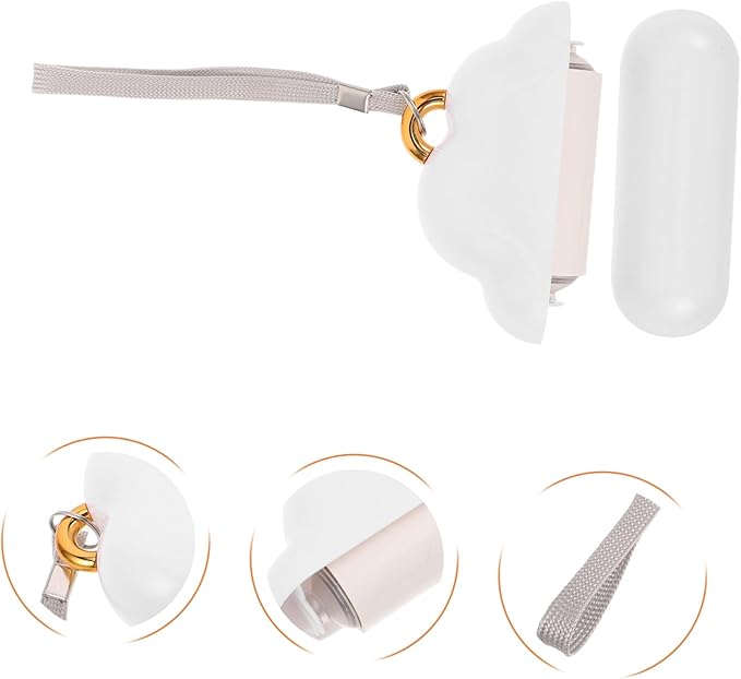 Reusable Mini Lint Roller for Clothes Portable Pet Hair Remover with Refillable Sticky Sheets Compact Travel Sticky Roller for Dust and Fuzz Cleaning