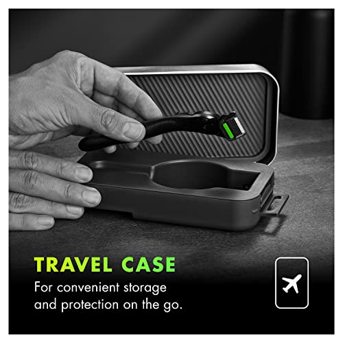 Gillette Labs with Exfoliating Bar by Gillette Mens Razor and Travel Case, Shaving Kit for Men, Storage on the Go, Include...