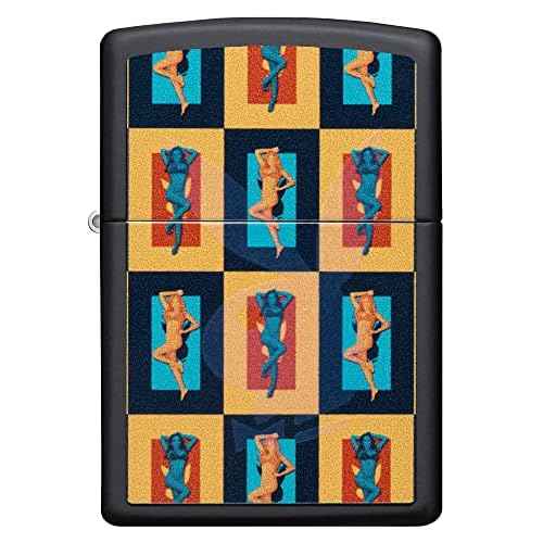 Zippo Playboy Black & White Rabbit Pocket Lighter