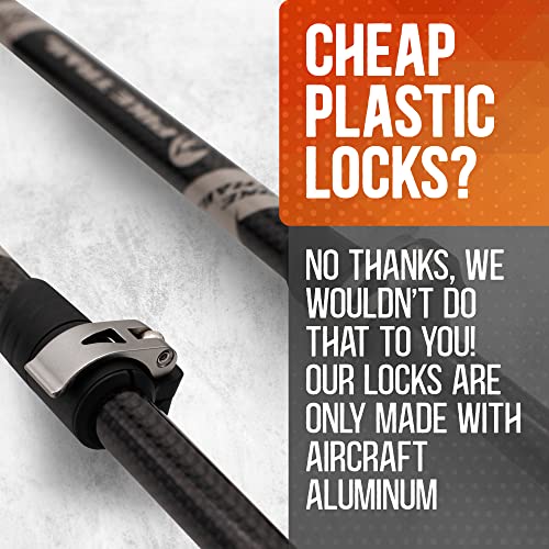 Pike Trail Trekking Poles - Lightweight Carbon Fiber Collapsible Sticks for Walking and Hiking - for Men and Women - Adjus...