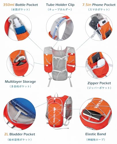 TRIWONDER Hydration Running Backpack Lightweight Water Vest for Men Women Hydration Water Pack for Cycling, Running, Hikin...